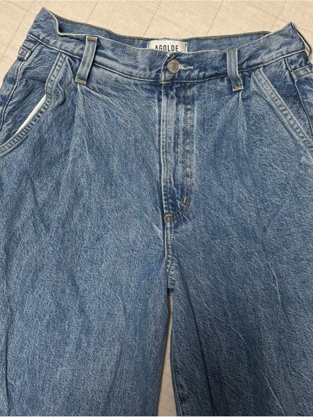 Agolde Ellis Trouser Jeans Size 25 - Picture 5 of 8